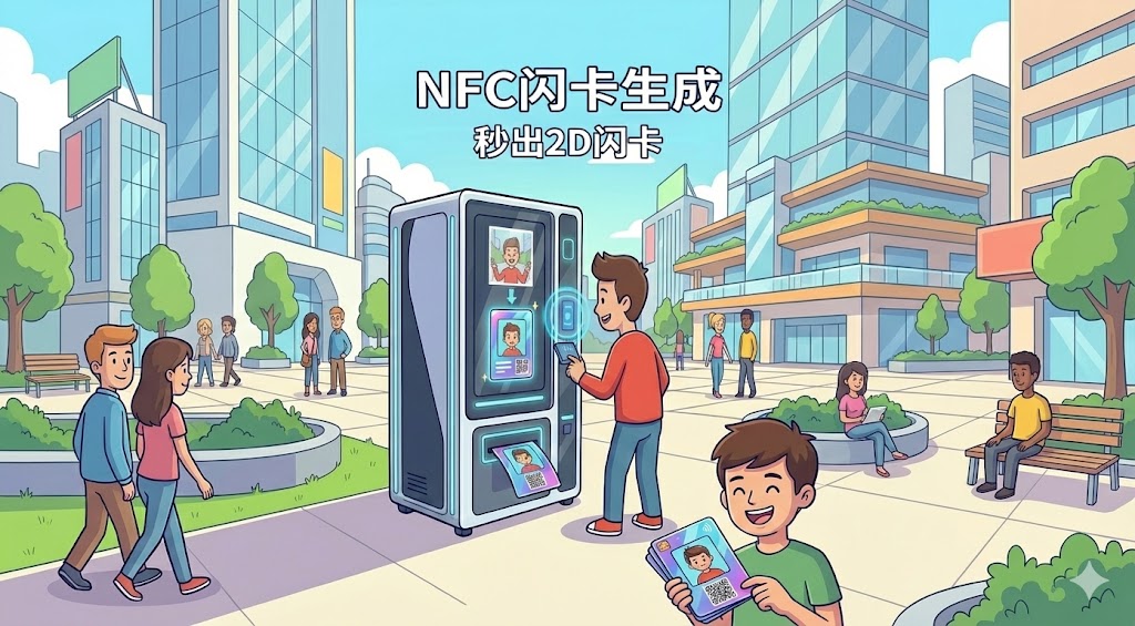拍照生成 2D 闪卡示意