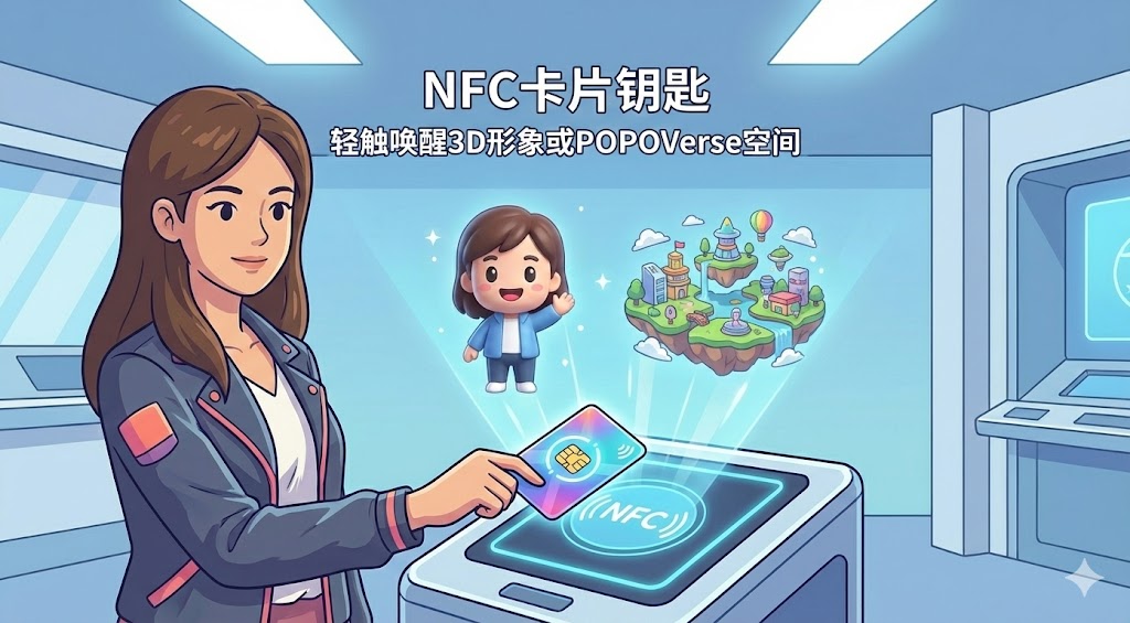 NFC 卡片钥匙示意