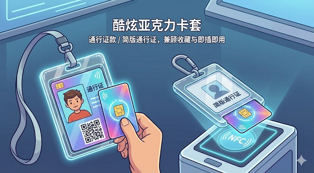 亚克力卡套示意